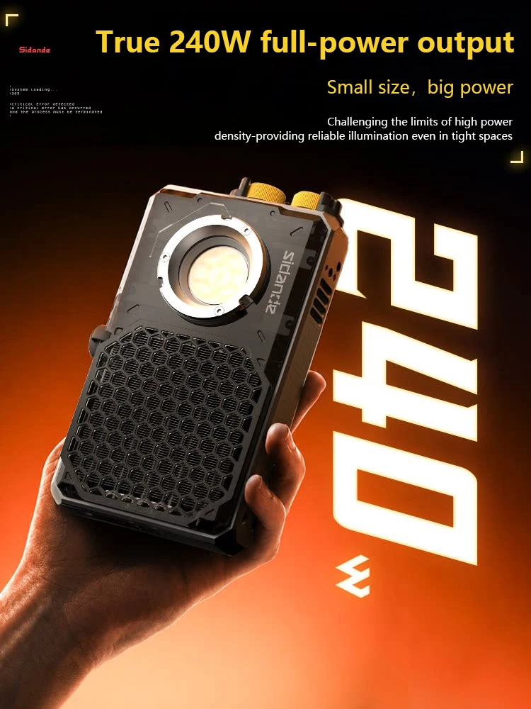 Sidande Q240C 240W Full Color  - Outdoor Lighting Video Shooting recension och pris
