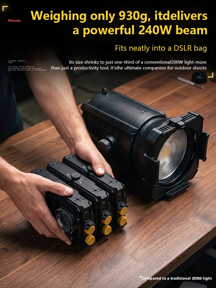 Sidande Q240C 240W Full Color  - Outdoor Lighting Video Shooting recension och pris