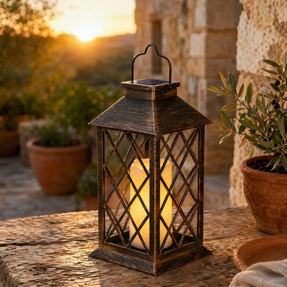 Retro Solar Lantern, Outdoor S - Outdoor Lighting Yard Decoration recension och pris