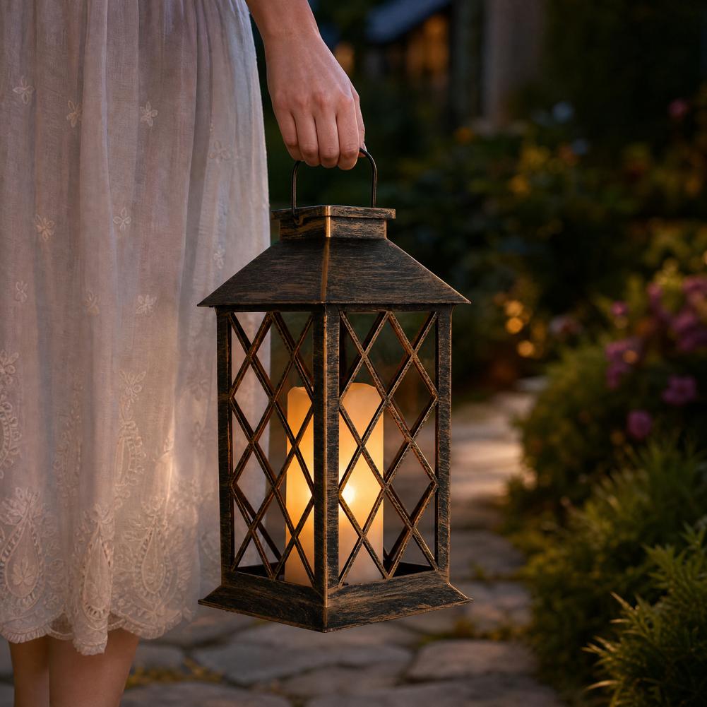 Retro Solar Lantern, Outdoor S - Outdoor Lighting Yard Decoration recension och pris