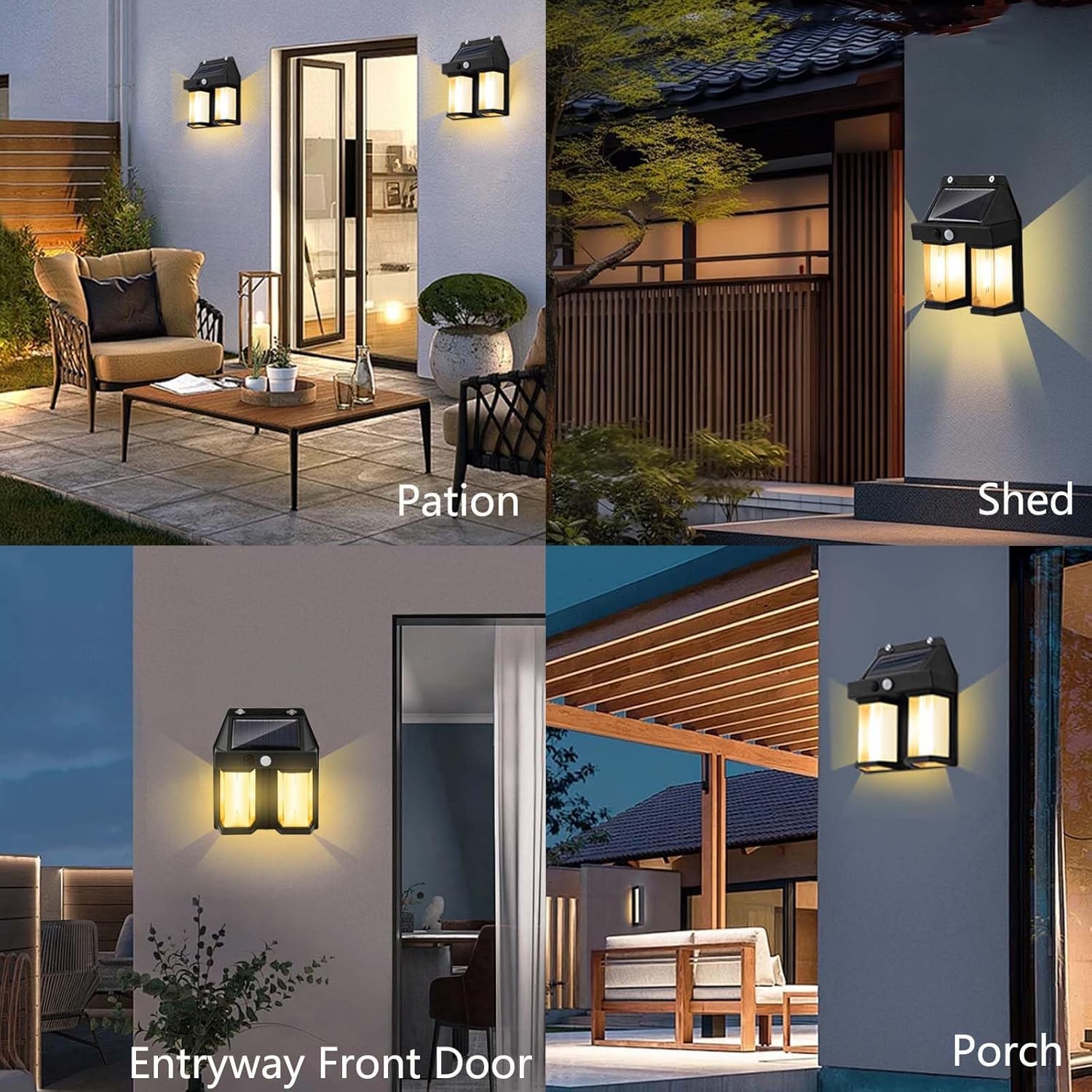 Solar Powered Wall Light Vinta - Outdoor Lighting Driveway recension och pris