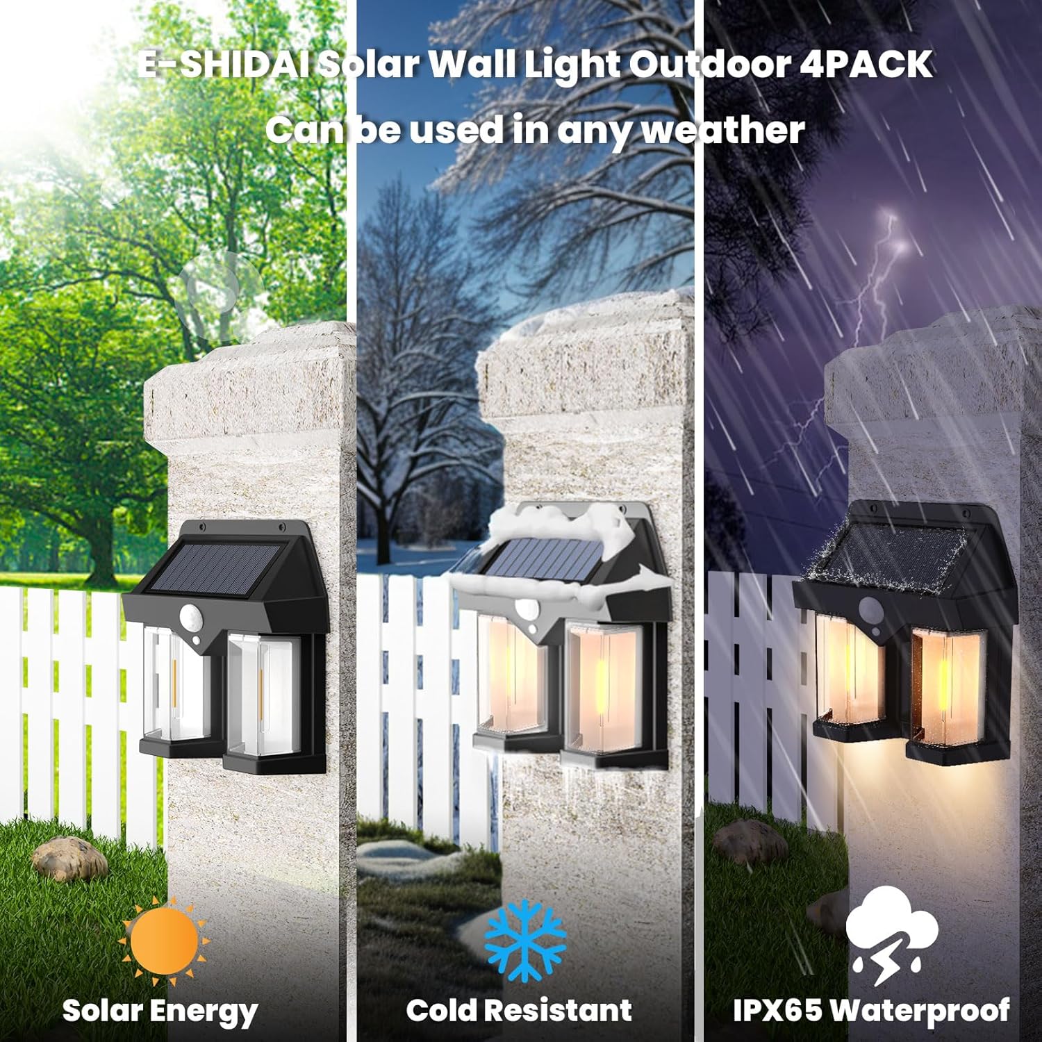 Solar Powered Wall Light Vinta - Outdoor Lighting Driveway recension och pris