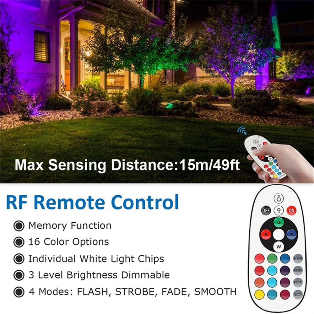 RGBW Landscape Lighting 10W wi - Outdoor Lighting And Landscape recension och pris