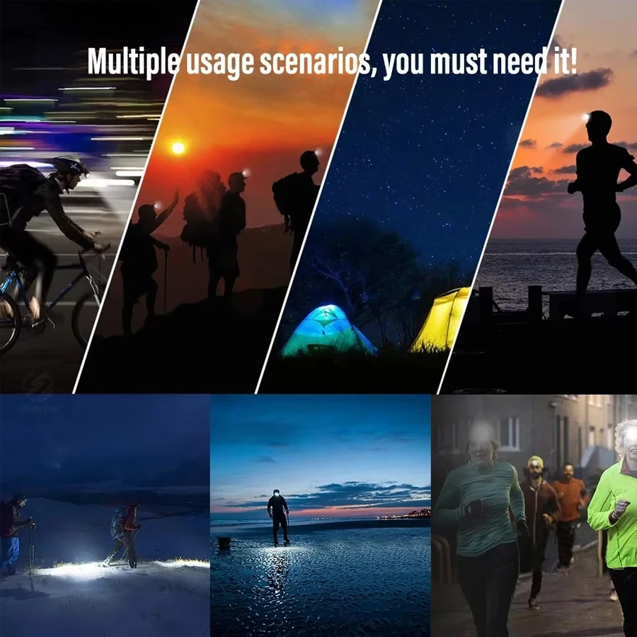 Strong Light Headlamp Portable - Outdoor Lighting Sensor recension och pris