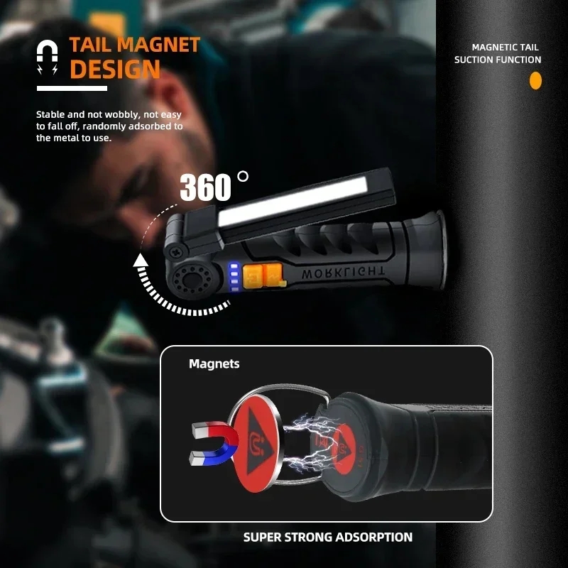 Portable LED COB Search Lights - Outdoor Lighting Bulbs recension och pris