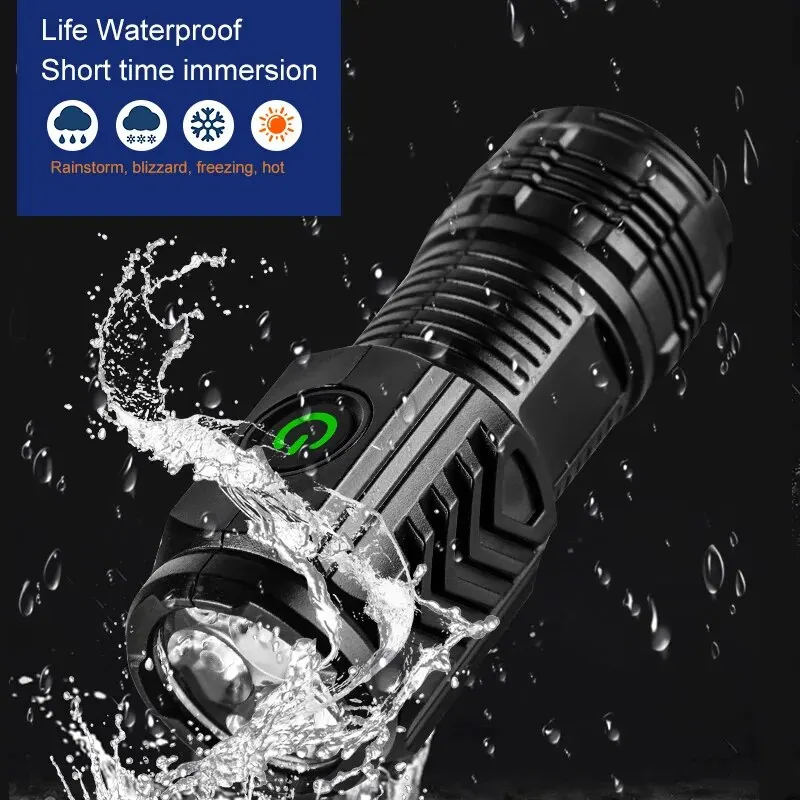 Portable Mini LED Handheld Fla - Outdoor Lighting Lumen recension och pris
