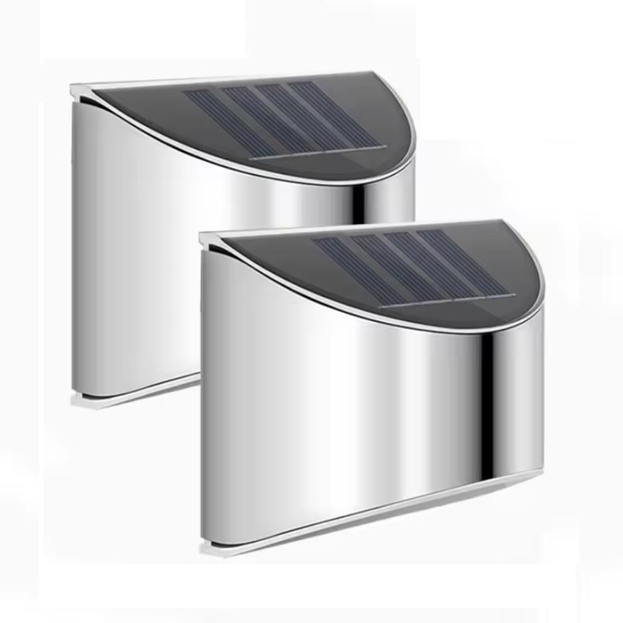 2Pcs Solar Garden Light Stainl - Outdoor Lighting Wall Mount recension och pris