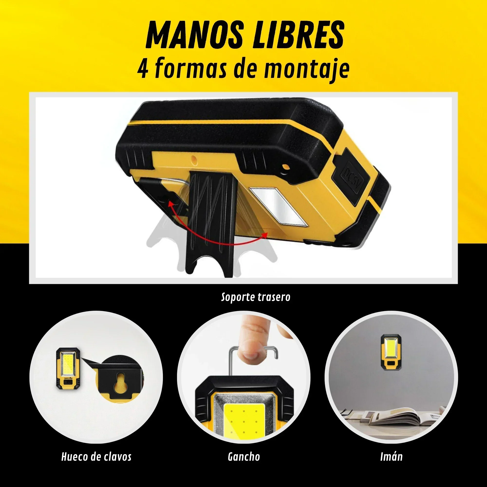 Portable 4000MaH Rechargeable  - Outdoor Lighting Bulbs recension och pris