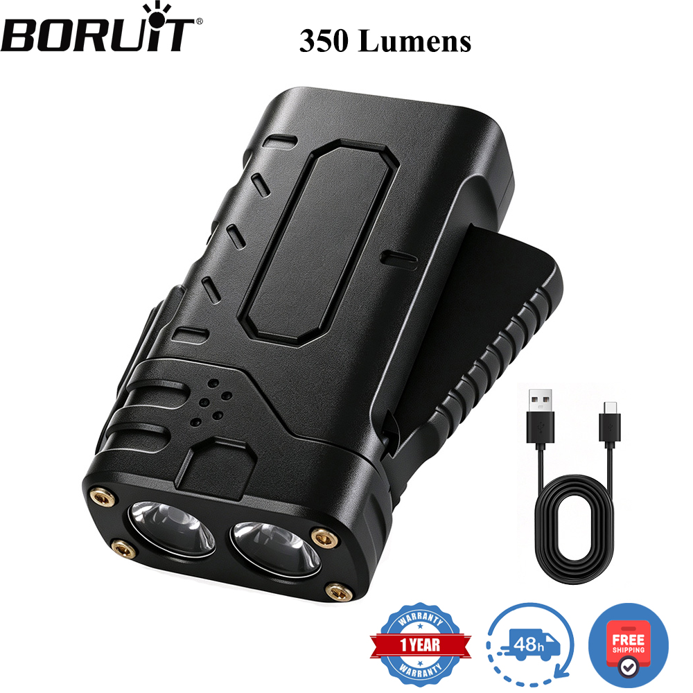 BORUIiT Hand Crank EDC LED Fla - Outdoor Lighting Lumen recension och pris