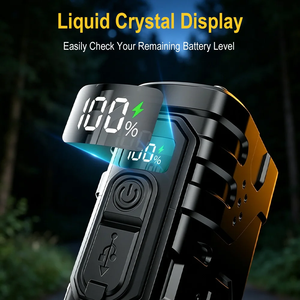 BORUIiT Hand Crank EDC LED Fla - Outdoor Lighting Lumen recension och pris
