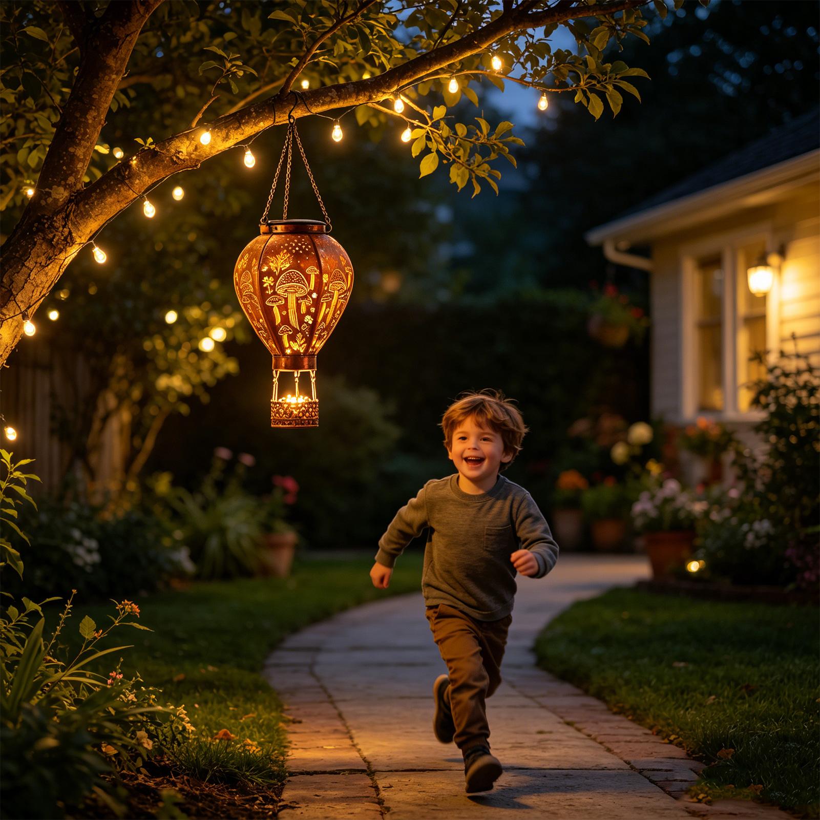 Hot Air Balloon Solar Light Hu - Solar Path Light recension och pris