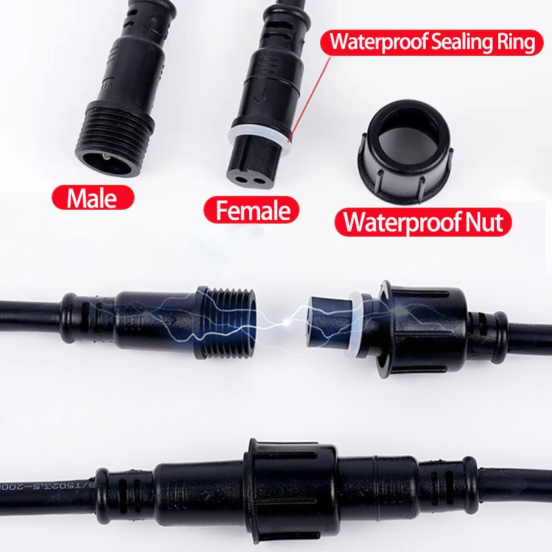 Waterproof Wire Connector Set  - Outdoor Lighting Connectors recension och pris