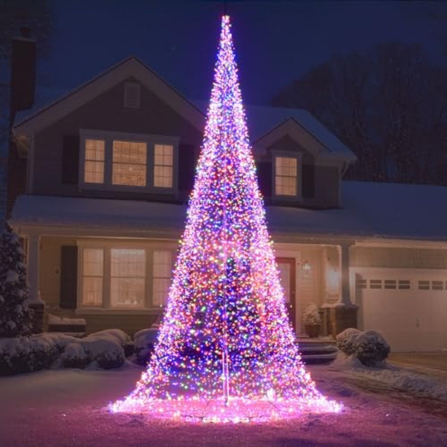 Outdoor Flagpole LED Christmas - Outdoor Lighting Install recension och pris