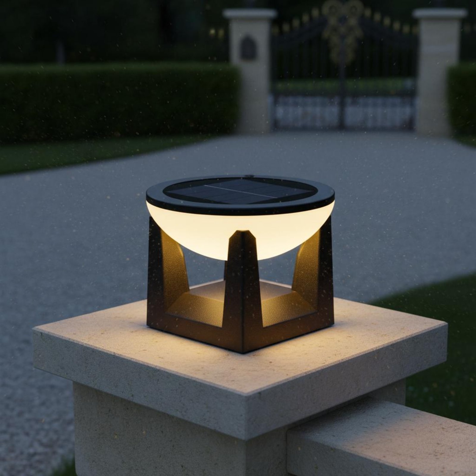 Solar Post Light Easy to Insta - Outdoor Lighting Install recension och pris