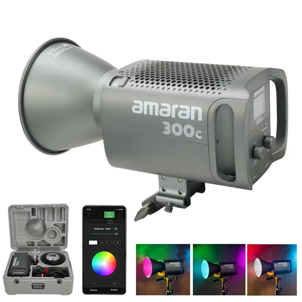 Aputure amaran 300C RGB Video  - Outdoor Lighting Video Shooting recension och pris