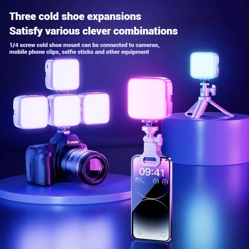 Mini RGB LED Video Fill Light  - Outdoor Lighting Video Shooting recension och pris