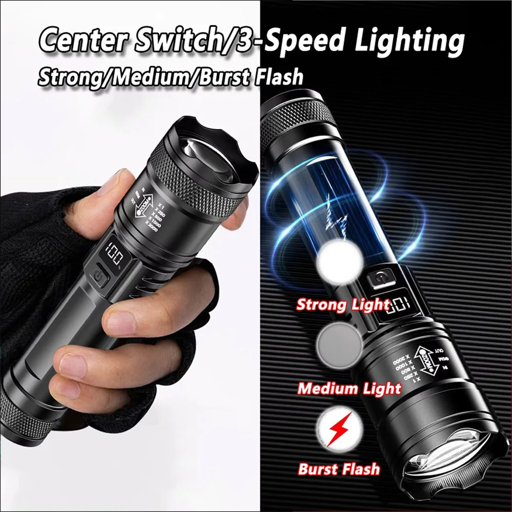Rechargeable LED Flashlight Zo - Outdoor Lighting Lumen recension och pris