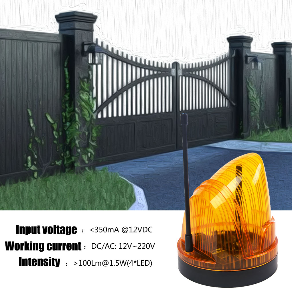 Universal 12V/220V LED Strobe  - Outdoor Lighting Wall Mount recension och pris