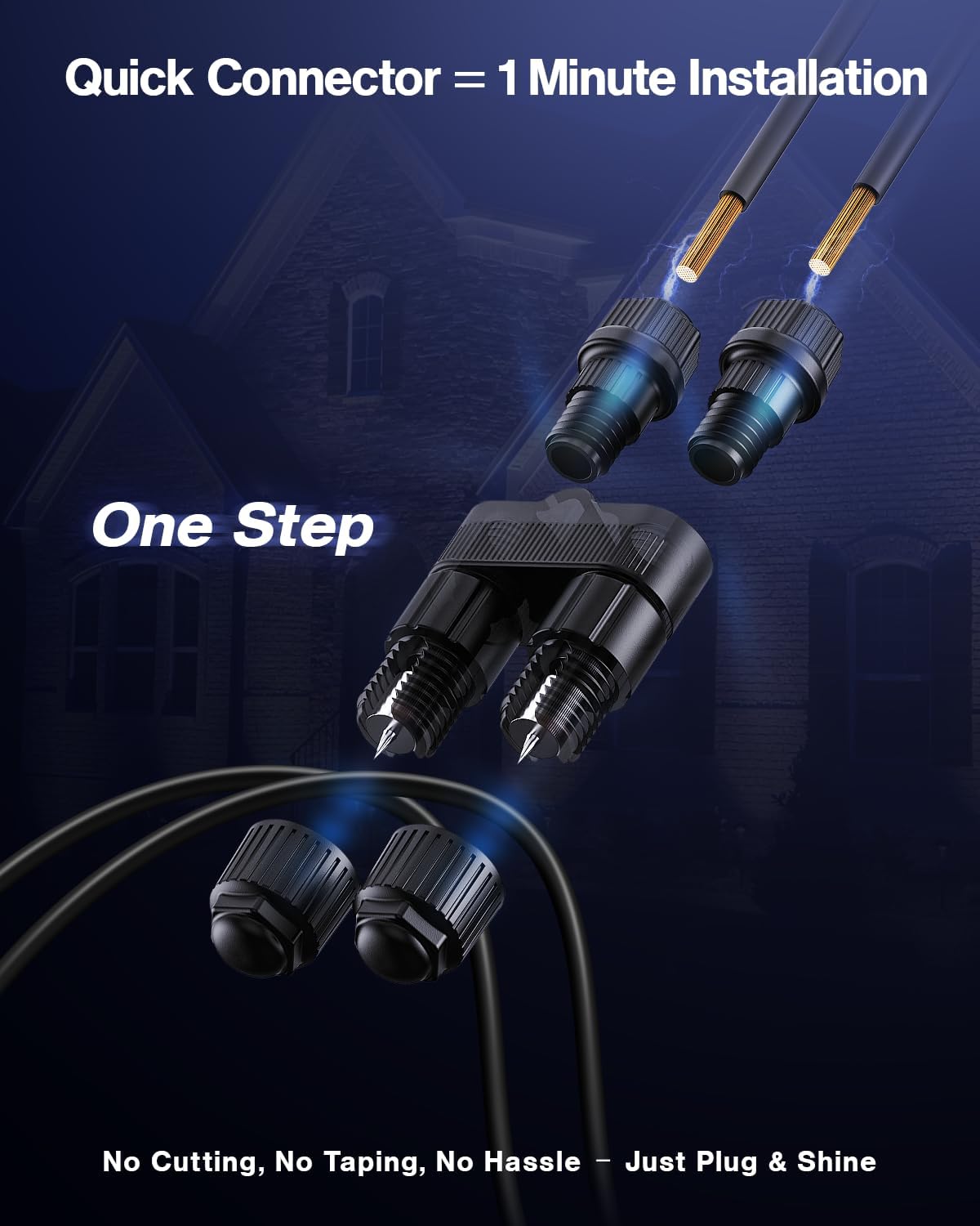 Twelve Pack Low Voltage Landsc - Outdoor Lighting Connectors recension och pris