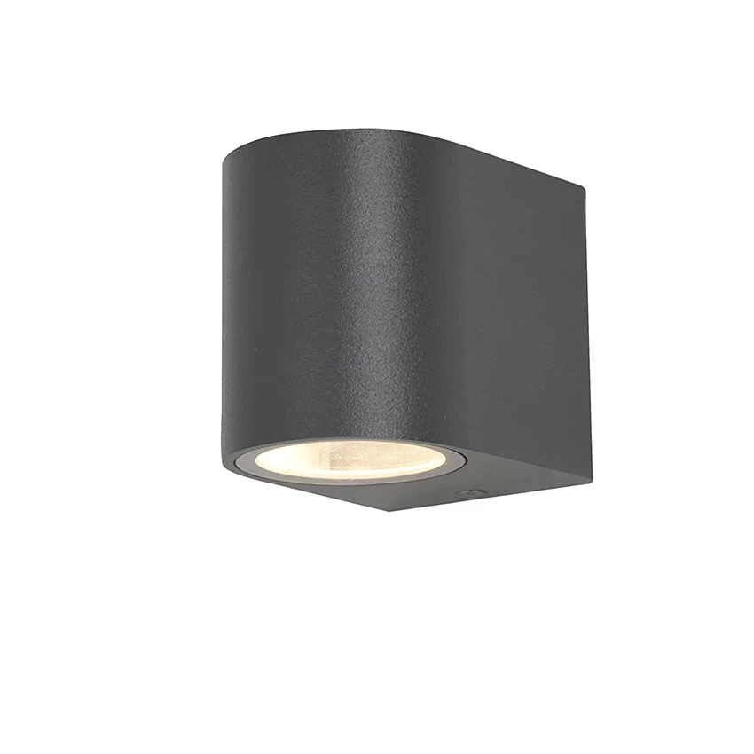 Black/White Aluminum GU10 Base - Outdoor Lighting Wall Mount recension och pris