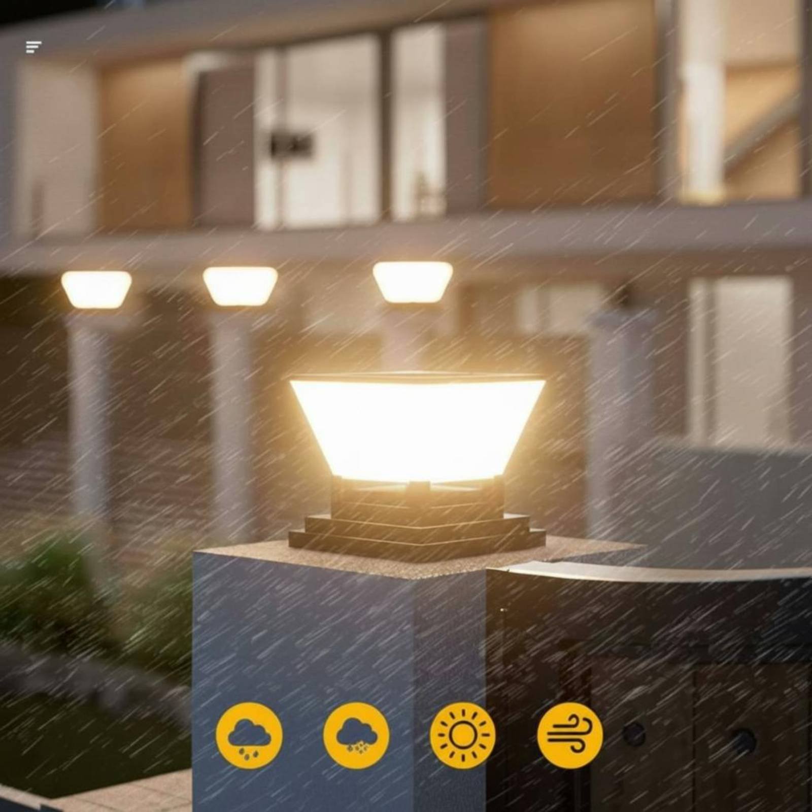 Solar Post Light Water Resista - Outdoor Lighting Install recension och pris
