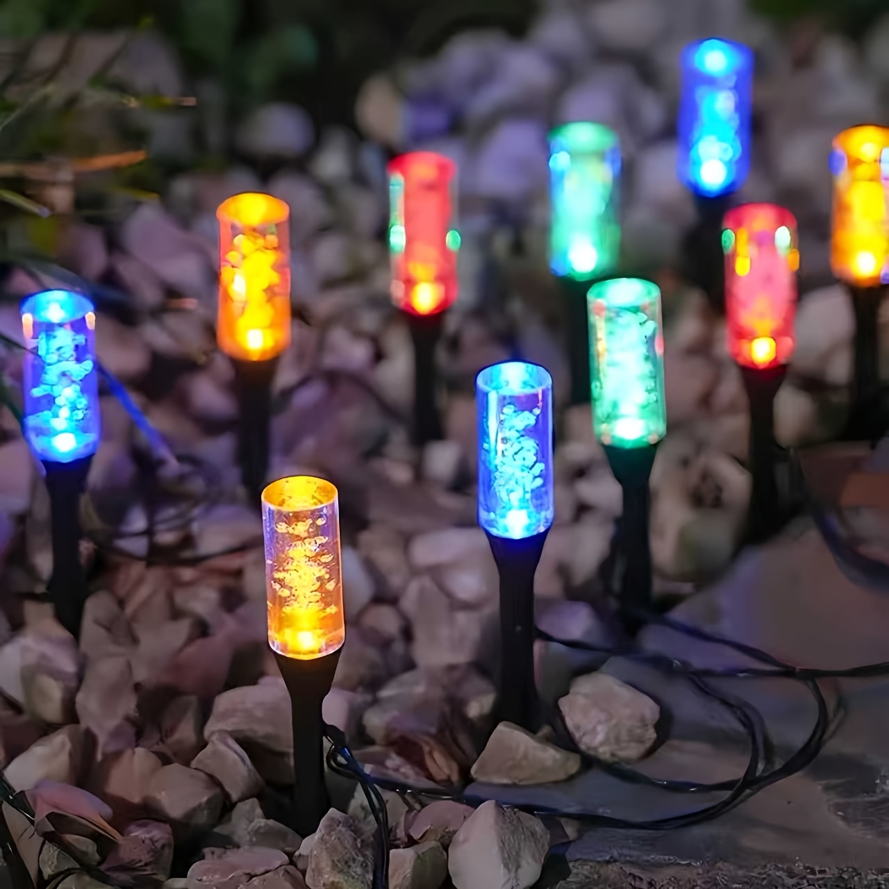 Solar Bubble Tube Solar Pathwa - Outdoor Lighting Driveway recension och pris