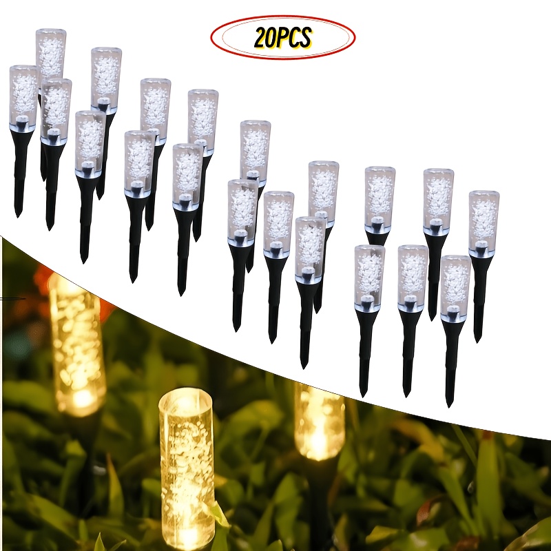 Solar Bubble Tube Solar Pathwa - Outdoor Lighting Driveway recension och pris