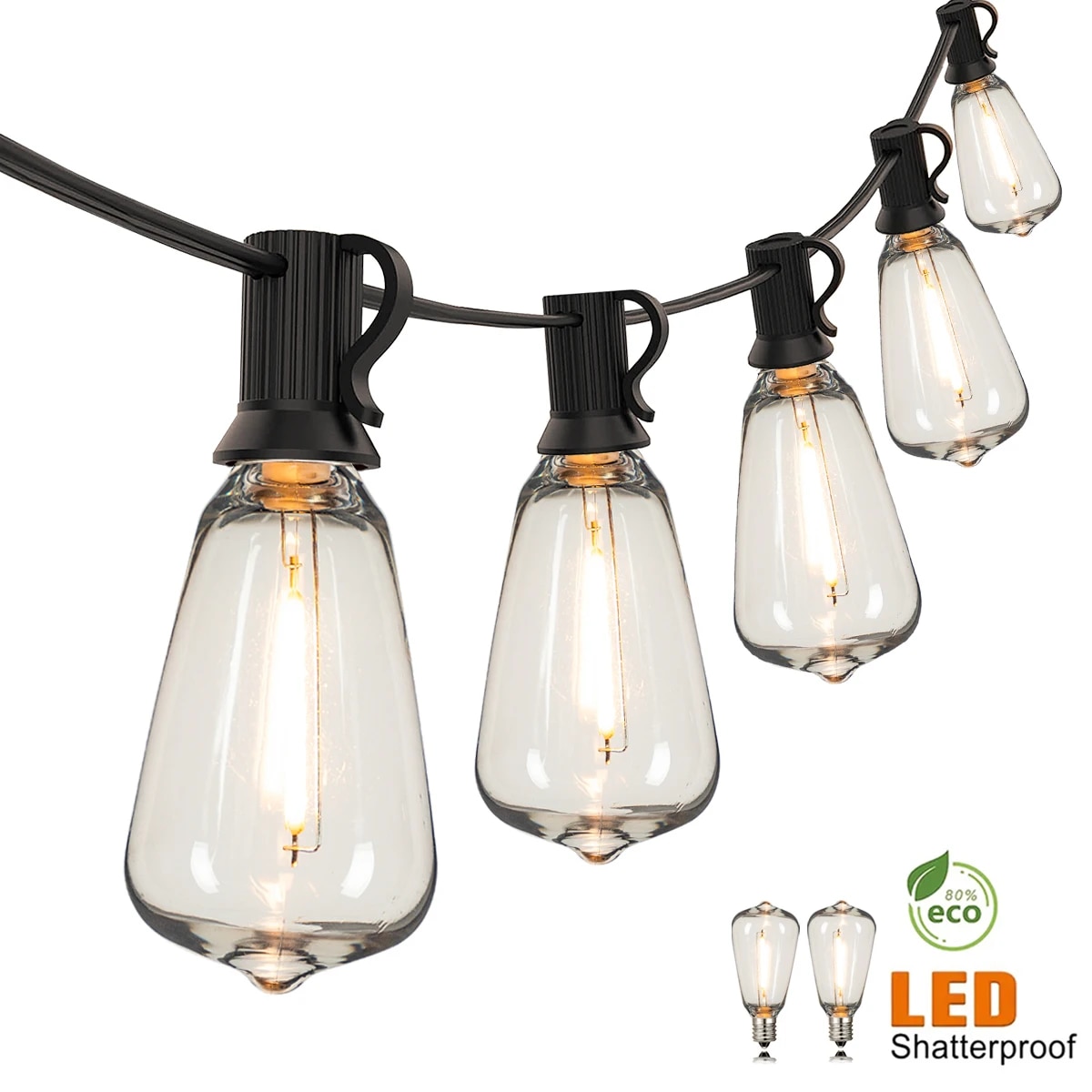 110V US Plug ST38 String Light - Outdoor Lighting Connectors recension och pris